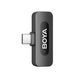Беспроводной микрофон Boya Combo 3 в 1 3 2TX+2RX+1 зарядный чехол (USB-C+вилка Lightning), черный BY-V3 Combo фото 3