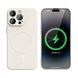 WOO Case Liquid Silicone Magsafe iPhone 16 Pro Max, Beige WOOLSCMIP16PMBG фото 2
