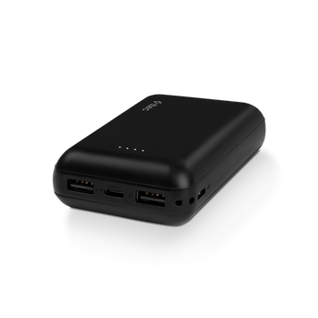 ttec Powerbank 10.000 mAh Duo ReCharger USB-C Input/Output, Black 2BB187S foto