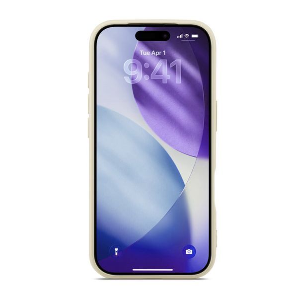 Чехол WOO Liquid Silicone iPhone 17 Pro, Beige _ WOOLSCMIP17PBE фото