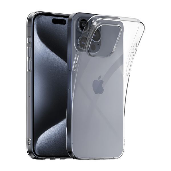 WOO Case TPU Soft iPhone 15 Pro Max, Clear WOOCTIP15PMSC foto