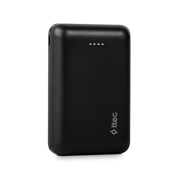 ttec Powerbank 10.000 mAh Duo ReCharger USB-C Input/Output, Black 2BB187S foto