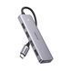 UGREEN HUB 4in1 Type-C 3.0&ndash;4*USB-A 3.0, до 5 Гбит/с CM219, серый 70336 фото 2