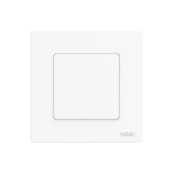 Moes Zigbee Star Ring Smart Push Button Switch 1 Gang (Neutral Required), White ZS-SR-EU1-LN-WH-MS foto
