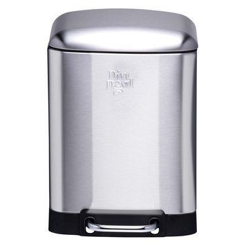 Dirt Devil Pedal Bin 6 L Soft Close Silver DDPBIN6 DDPBIN6SLV foto