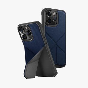 Uniq Case Hybrid Magclick Charging Transforma for iPhone 15 Pro, Blue UNIQCHYMAGTRANIP15PROBL foto