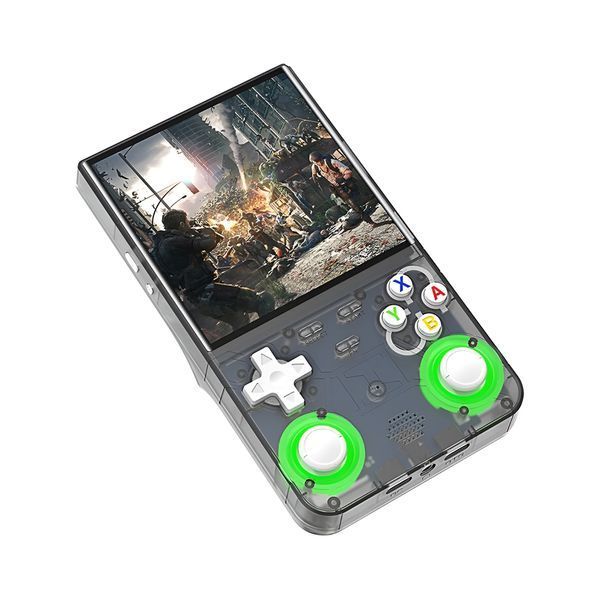 Game Console R36 Ultra Handheld, 64GB, High Performance, Black/Grey (GTA SA, God of War) GCR36UHP foto