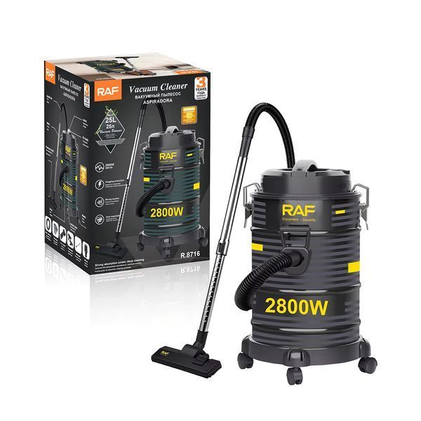 Raf Industrial Vacuum Cleaner R.8716, 2800W, Black R.8716 foto