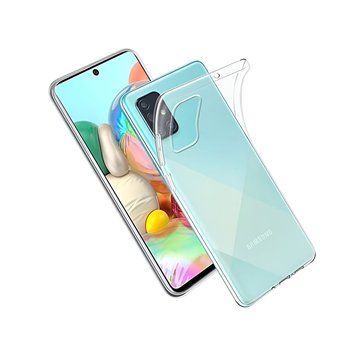 Helmet Case TPU Soft Samsung A71, Clear HMTSCA71 foto