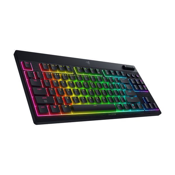 Razer Keyboard Mechanical BlackWidow V4 Tenkeyless HyperSpeed Wireless (Yellow Switch) US Layout RZ03-05450100-R3M1 foto