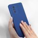 Helmet Case Liquid Silicone Xiaomi Mi 11i/Poco F3, Blue HMT-CLISXIMI11IBL foto 3