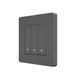 Moes Zigbee Star Ring Smart Push Button Swicth 3 Gang CR2032, Grey ZT-SR-EU3-GY-MS foto 2