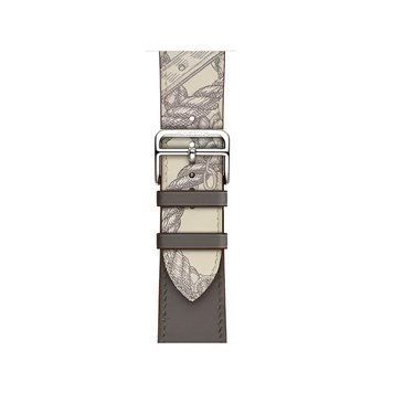VPG Rhea Series Real Leather iWatch Strap 38/40/41mm Grey VPGRHSERLWSTGR40 foto