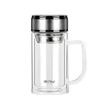 Aichiw Glass Thermos Mug with infuse system AI-D163 380 ML AI-D163 foto