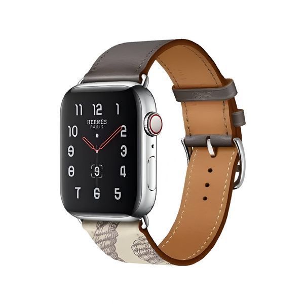 Ремешок для iWatch из натуральной кожи серии VPG Rhea, 38/40/41 мм, серый VPGRHSERLWSTGR40 фото