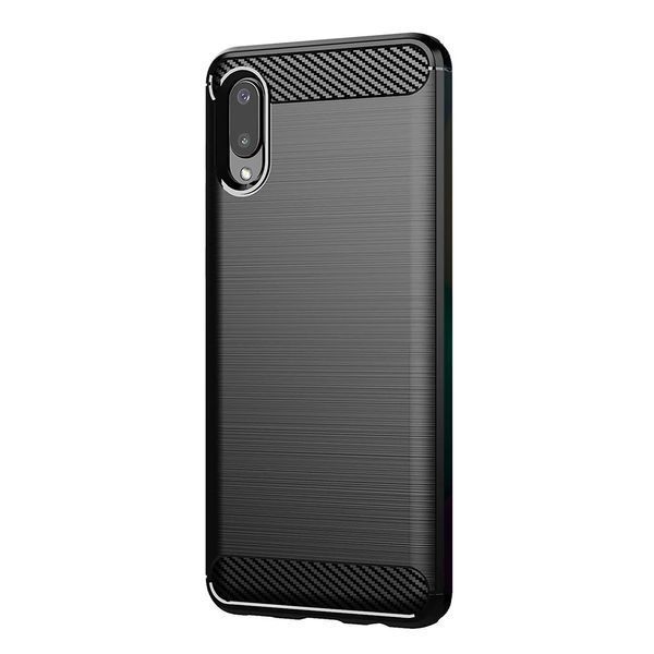 Helmet Case Carbon Samsung A02, Black HMTSAMCCA02BK foto