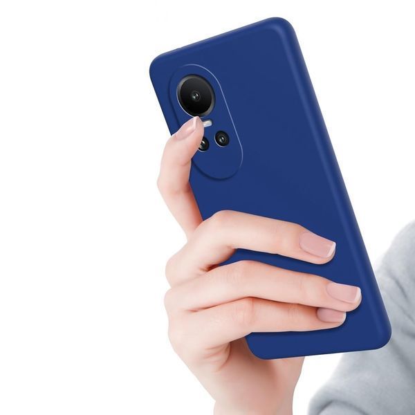 Чехол для шлема Жидкий силикон Oppo Reno 10 5G, Синий HMTCLSOR10BL фото