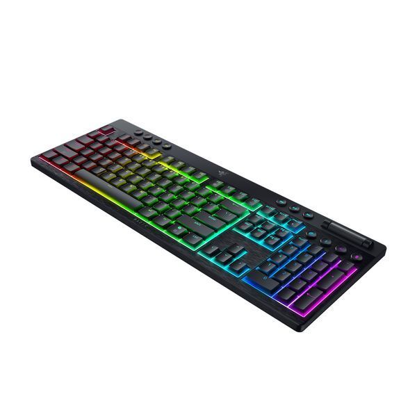 Razer Keyboard Mechanical BlackWidow V4 Low-Profile HyperSpeed Wireless (Green Clicky Switch) US Layout RZ03-05270100-R3M1 foto