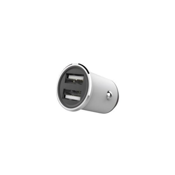 Helmet Car Charger 2xUSB 2.4A, Silver HMT-CAC2USSl foto