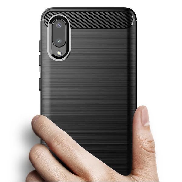 Helmet Case Carbon Samsung A02, Black HMTSAMCCA02BK foto