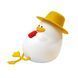 Cute Series Night Light Duck With A Hat, White QY-108 foto 2