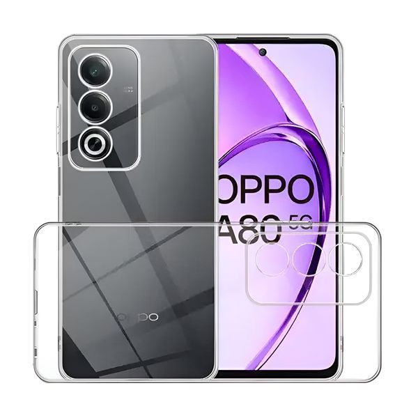 WOO Soft TPU Case Oppo A80, Clear WOOCTSOPA80CL фото