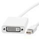 Переходник LMP Mini-DisplayPort на DVI, монитор Mini-DP на DVI, белый 7672 фото 2