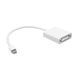 Переходник LMP Mini-DisplayPort на DVI, монитор Mini-DP на DVI, белый 7672 фото 1