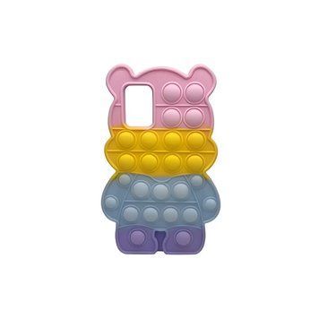Чехол для шлема Жидкий силикон Popit Bear Samsung A32, Mix HMT-CAPOSAMA32BE фото