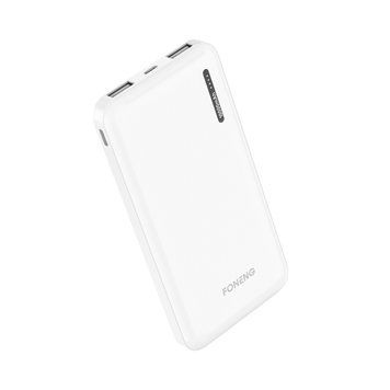 Foneng PowerBank P100 10000 mAh, White FONPBP100WH foto