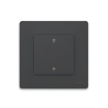 Moes Zigbee Star Ring Smart Dimmer Switch 1 Gang (Neutral Required), Grey ZS-SR-EUD1-GY-MS foto