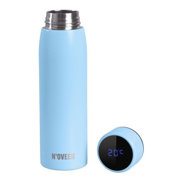 NOVEEN Thermos LED TB2217 380 ML, Light Blue Mat TB2217 foto