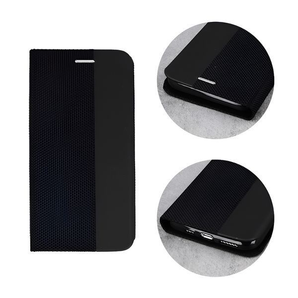 WOO Case Shell Flip Nylon Samsung A56 5G, Black WCSFNSAMA56BK foto