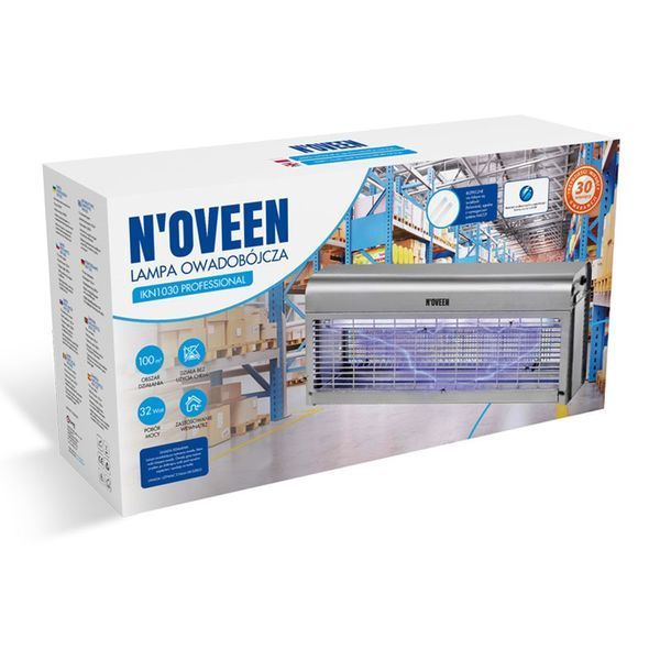 NOVEEN Insect killer lamp IKN1030 Professional, area up to 100 m2, Silver IKN1030 foto