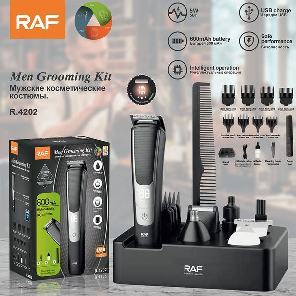 Raf Electric Men Grooming Kit R.4202, 5W R.4202 foto