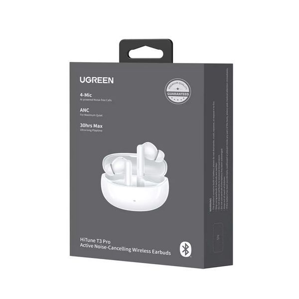 UGREEN TWS HiTune T3 Pro ANC | WS206, Белый 35725 фото