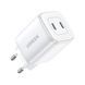 UGREEN Nexode GaN Charger 2*Type-C 45 Вт CD294, белый 15327 фото 3