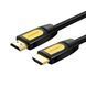 UGREEN Кабель HDMI-HDMI V2.0 4K@60Гц 1,5M HD101, черный 10128 фото 2