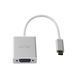 LMP USB-C to VGA Adapter USB-C 3.1 to VGA, Aluminium housing, White 13748. foto 1