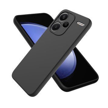 Чехол для шлема Liquid Silicone Redmi Note 13 Pro Plus 5G, черный HMTLSCXRN13PPLBK фото