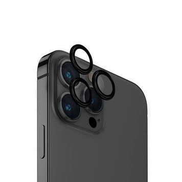 Uniq Optix Aluminium Camera Lens Protector for iPhone 15 Pro, Black UNIQOPTALCAMLIPROBK foto