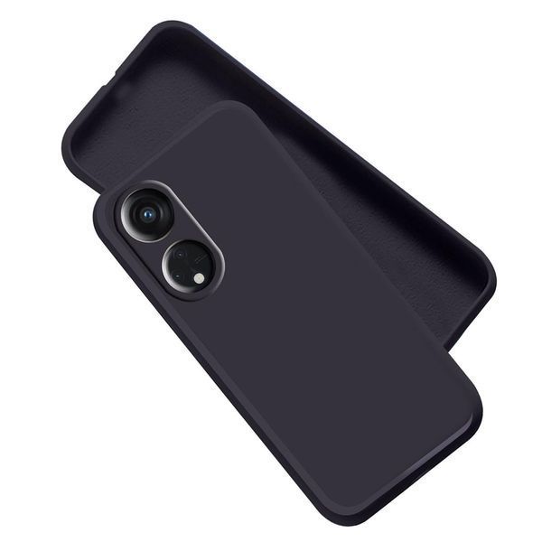 Чехол для шлема Liquid Silicone Oppo Reno 8T, черный HMTCLSOR8TBK фото