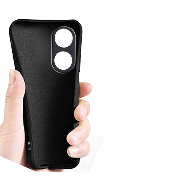 Чехол для шлема Liquid Silicone Oppo Reno 8T, черный HMTCLSOR8TBK фото