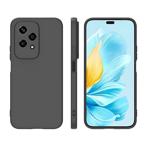WOO Case Liquid Silicone Honor 200 Lite, Black WOOCLSH200LBL foto