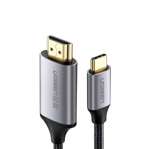 UGREEN Cable Type-C to HDMI 4K@60Hz Compatible with Thunderbolt 3 1.5M MM142, Gray 50570 foto