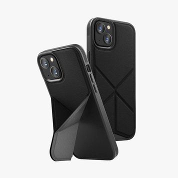 Uniq Case Hybrid Magclick Charging Transforma for iPhone 15 Pro Max, Black UNIQCHYMAGTRANIP15PROMBK foto