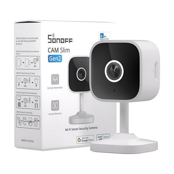 Sonoff CAM Slim Gen2 умная домашняя камера безопасности FHD, 128 ГБ MicroSD 6920075742879 фото