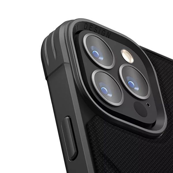 Uniq Case Hybrid Magclick Charging Transforma for iPhone 15 Pro Max, Black UNIQCHYMAGTRANIP15PROMBK foto