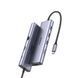 UGREEN HUB 9in1 USB-C to HDMI (4K@60Hz) + VGA+ 3*USB-A 3.0 + Gigabit RJ45 +SD/TF + PD 100W | CM498, Grey 15600 foto 2