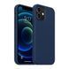 Чехол для шлема Liquid Silicone iPhone 12 Mini, Navy Blue HMT-CLSIP12MNB фото 1